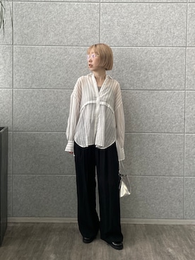「GALLEST（ギャレスト）のアイテム」を使った、mikuさん（レディース・160cm）の夏コーディネート