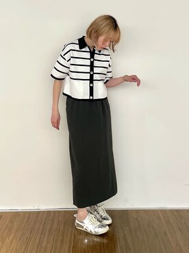 「cloenc（クロエンス）のアイテム」を使った、mikuさん（レディース・160cm）の春コーディネート