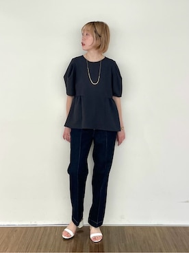 「cloenc（クロエンス）のアイテム」を使った、mikuさん（レディース・160cm）の春コーディネート