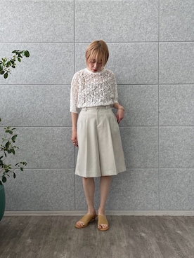 「cloenc（クロエンス）のアイテム」を使った、mikuさん（レディース・160cm）の春コーディネート