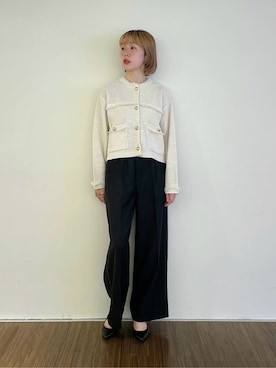 「cloenc（クロエンス）のアイテム」を使った、mikuさん（レディース・160cm）の冬コーディネート