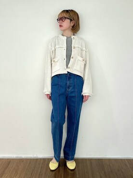 「cloenc（クロエンス）のアイテム」を使った、mikuさん（レディース・160cm）の冬コーディネート