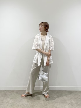 「cloenc（クロエンス）のアイテム」を使った、mikuさん（レディース・160cm）の春コーディネート