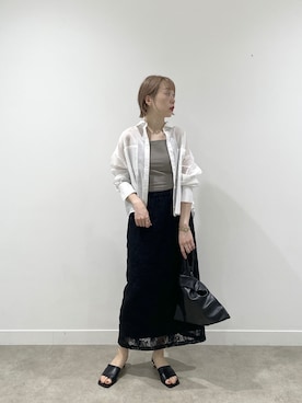 「cloenc（クロエンス）のアイテム」を使った、mikuさん（レディース・160cm）の春コーディネート