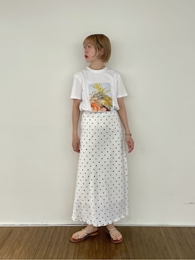「cloenc（クロエンス）のアイテム」を使った、mikuさん（レディース・160cm）の夏コーディネート