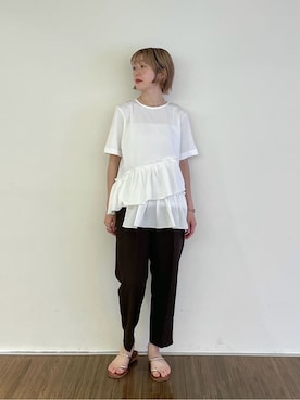 「cloenc（クロエンス）のアイテム」を使った、mikuさん（レディース・160cm）の春コーディネート