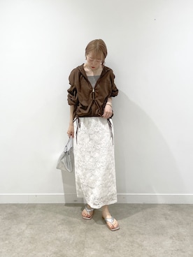 「cloenc（クロエンス）のアイテム」を使った、mikuさん（レディース・160cm）の春コーディネート