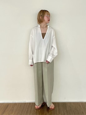 「cloenc（クロエンス）のアイテム」を使った、mikuさん（レディース・160cm）の春コーディネート