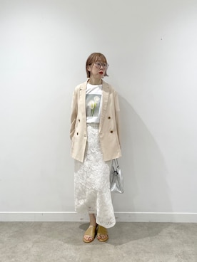 「cloenc（クロエンス）のアイテム」を使った、mikuさん（レディース・160cm）の春コーディネート