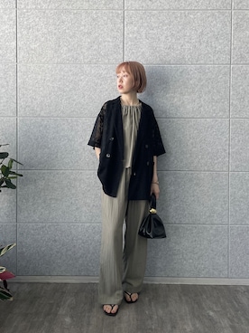 「cloenc（クロエンス）のアイテム」を使った、mikuさん（レディース・160cm）の春コーディネート