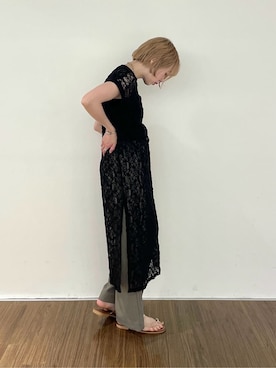 「cloenc（クロエンス）のアイテム」を使った、mikuさん（レディース・160cm）の春コーディネート