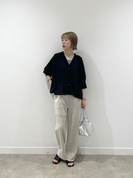 「cloenc（クロエンス）のアイテム」を使った、mikuさん（レディース・160cm）の春コーディネート
