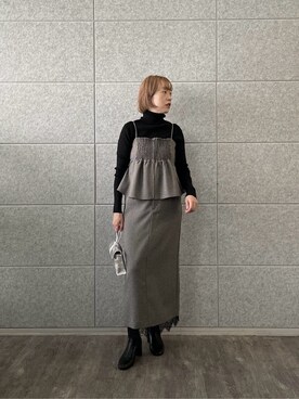 mikuさん（レディース・160cm）の冬コーディネート
