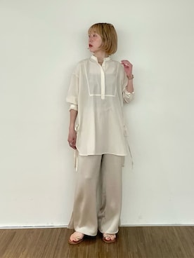 「cloenc（クロエンス）のアイテム」を使った、mikuさん（レディース・160cm）の春コーディネート