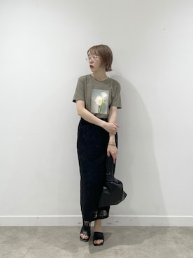 「cloenc（クロエンス）のアイテム」を使った、mikuさん（レディース・160cm）の春コーディネート