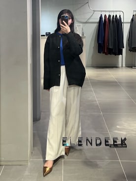 「ELENDEEK（エレンディーク）のアイテム」を使った、ayakoさん（レディース・162cm）の春コーディネート