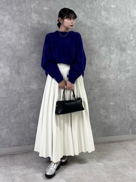 「アイテム（ローファー、シルバー系）」を使った、ayakoさん（レディース・162cm）の秋コーディネート