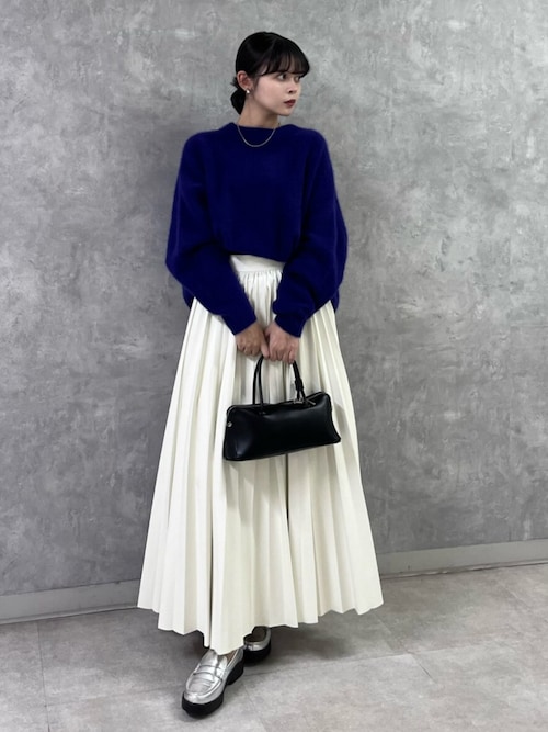 かなっち様　ELENDEEK スカート、カーディガン2点 フォーレザープリーツスカート（スカート）｜ELENDEEK（エレンディーク