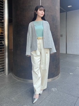 「アイテム（その他アウター）」を使った、ayakoさん（レディース・162cm）の冬コーディネート