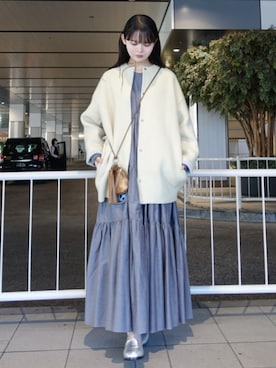 「アイテム（スマホケース/カバー）」を使った、ayakoさん（レディース・162cm）の秋コーディネート