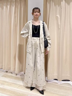 「アイテム（ジャケット/アウター）」を使った、mai0513lpさん（レディース・162cm）の春コーディネート