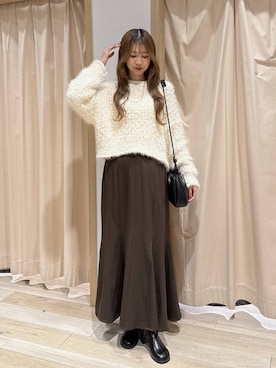 「アイテム（チョーカー）」を使った、mai0513lpさん（レディース・162cm・20代）の冬コーディネート