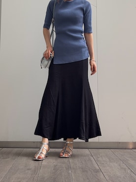 「SENSE OF PLACE by URBAN RESEARCH（センスオブプレイスバイアーバンリサーチ）のアイテム（スカート）」を使った、hrfw0130さん（レディース・161cm）の夏コーディネート