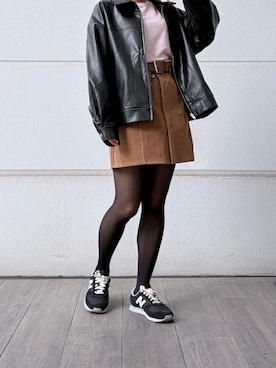 「KBF（ケイビーエフ）のアイテム」を使った、hrfw0130さん（レディース・161cm）の春コーディネート