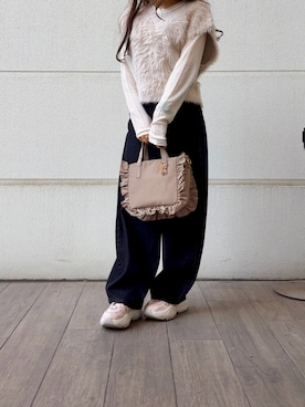 「RODE SKO（ロデスコ）のアイテム」を使った、hrfw0130さん（レディース・161cm）の冬コーディネート