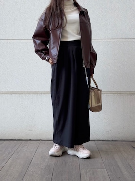 「URBAN RESEARCH Sonny Label（アーバンリサーチサニーレーベル）のアイテム（パンツ）」を使った、hrfw0130さん（レディース・161cm）の冬コーディネート