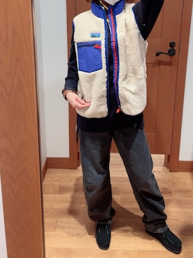 「アイテム（ジャージ）」を使った、mmmmm000 _styleさん（レディース・161cm）の冬コーディネート