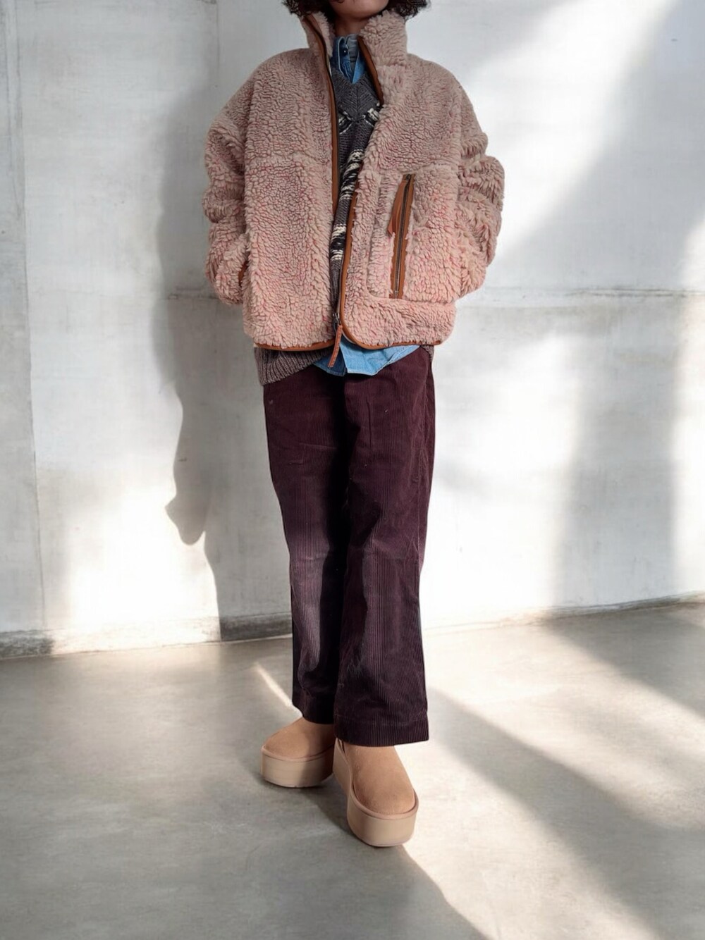 UGG(R) for Ray BEAMS / MARLENE CONFETTI JACKETを使ったレディース 