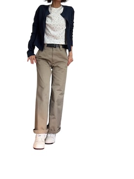 「UNITED ARROWS（ユナイテッドアローズ）のアイテム（その他パンツ）」を使った、mmmmm000 _styleさん（レディース・161cm）の秋コーディネート