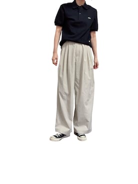 「LACOSTE（ラコステ）のアイテム」を使った、mmmmm000 _styleさん（レディース・161cm）の夏コーディネート