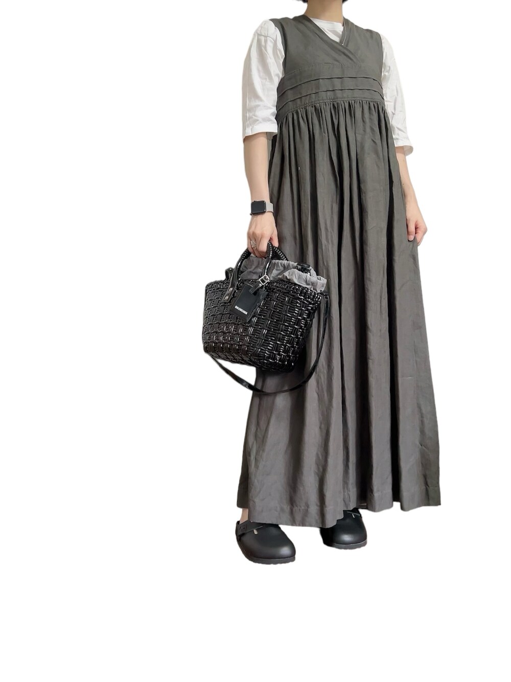 ハイク　リネン　マキシ　ワンピース LINEN MAXI DRESS-リネンマキシドレス-HYKE（ハイク）通販| st
