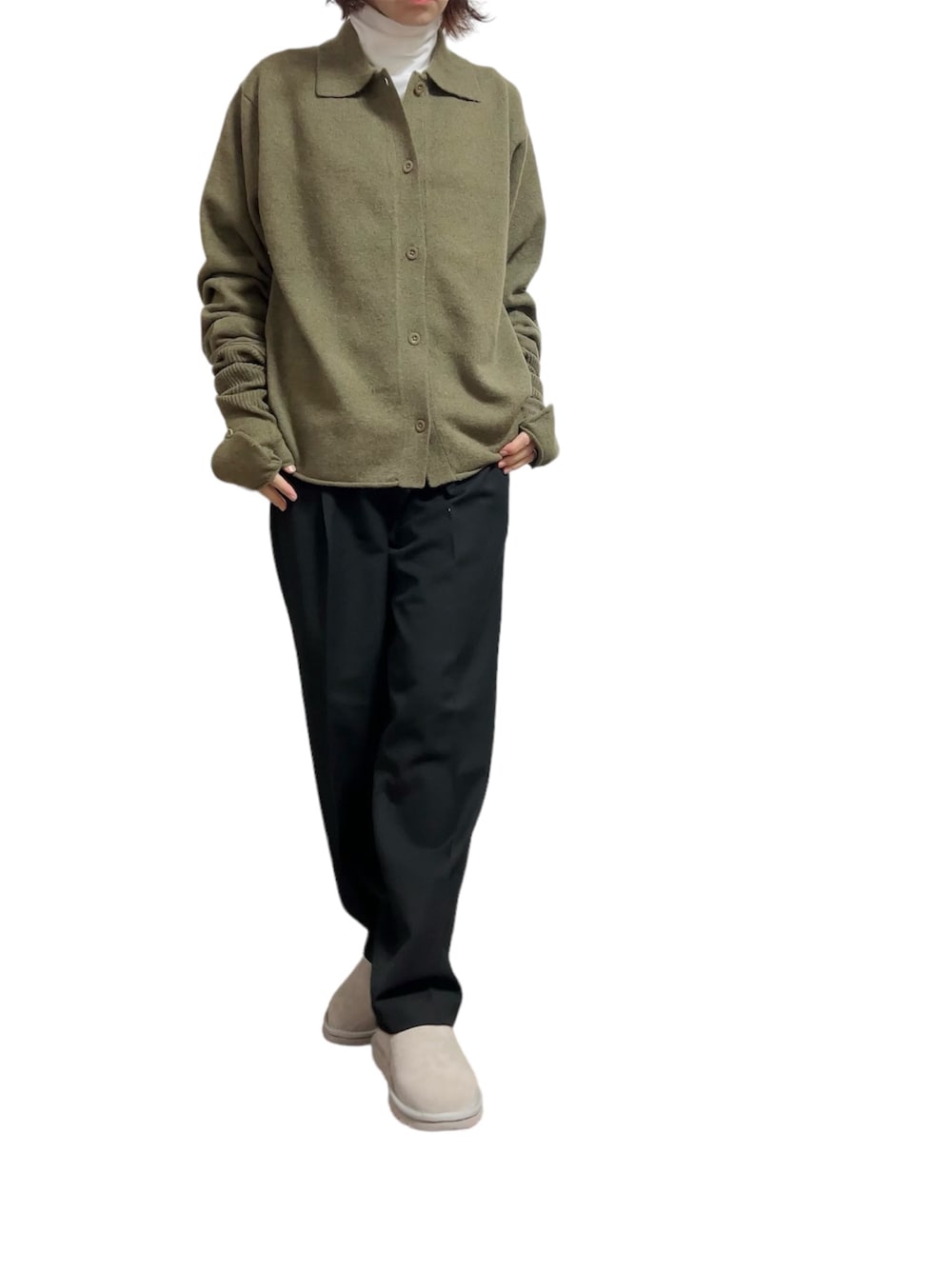 6(ROKU)＞グローブ カーディガン