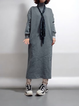 「アイテム（レギンス/スパッツ）」を使った、mmmmm000 _styleさん（レディース・161cm）の冬コーディネート