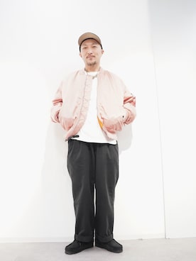 「アイテム（トップス）」を使った、sen1979さん（メンズ・165cm）の冬コーディネート