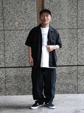 「Alpha Industries（アルファインダストリーズ）のアイテム」を使った、sen1979さん（メンズ・165cm）の夏コーディネート