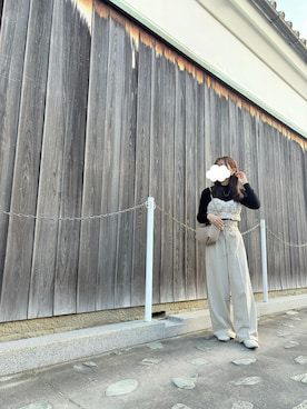 「アイテム（ベスト）」を使った、nayuさん（レディース・153cm・20代）の冬コーディネート