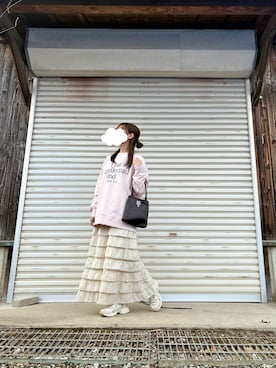 「アイテム（トートバッグ）」を使った、nayuさん（レディース・153cm・20代）の冬コーディネート