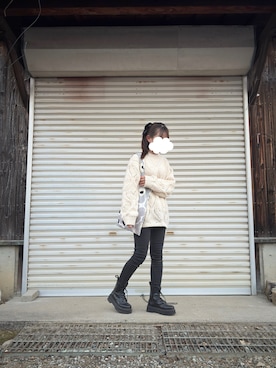 「CEMONEMO（セモネモ）のアイテム」を使った、nayuさん（レディース・153cm）の冬コーディネート