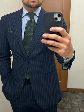 「ETRO（エトロ）のアイテム」を使った、jwmeetingstyleさん（メンズ・179cm）の冬コーディネート