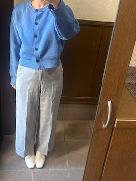 「INDIVI（インディヴィ）のアイテム」を使った、Miaさん（レディース・152cm）の秋コーディネート