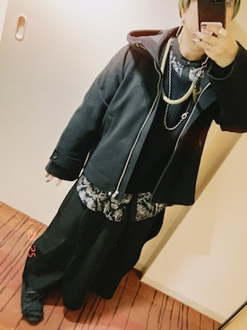 「アイテム（その他アウター）」を使った、みことさん（レディース・149cm）の秋コーディネート