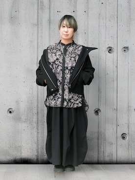 「GLOBAL WORK（グローバルワーク）のアイテム」を使った、みことさん（レディース・149cm）の秋コーディネート