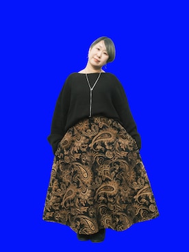 みことさん（骨格ウェーブ・レディース・149cm）の秋コーディネート