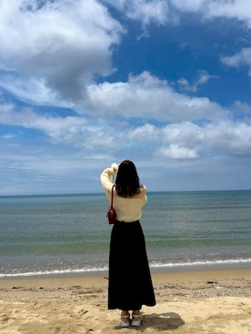 「VANNIE U（ヴァニーユー）のアイテム」を使った、1228enaさん（レディース・160cm）の夏コーディネート