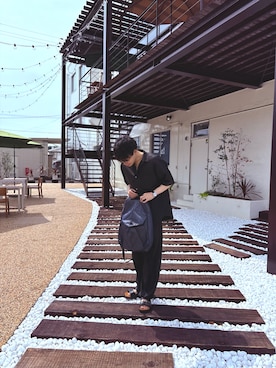 「MUJI Labo（ムジラボ）のアイテム」を使った、keiさん（メンズ・177cm）の夏コーディネート