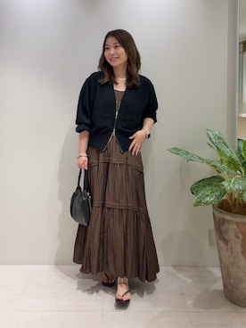 「gemeil（ジェムイル）のアイテム」を使った、ancho3さん（レディース・153cm）の夏コーディネート